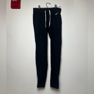 Nike Women's Black Joggers with White Drawstring